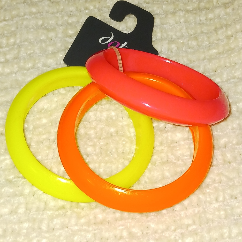 NWT! Vintage DOTS Bangle Bracelets